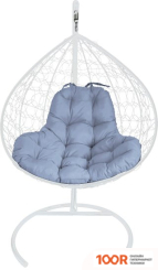 M-Group XL 11120109 (БЕЛЫЙ РОТАНГ/СЕРАЯ ПОДУШКА) (340702)