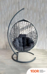 Craftmebel КОКОН КАПЛЯ СТАНДАРТ (ЧЕРНЫЙ/ЧЕРНЫЙ ВЕЛЬВЕТ) (340475)