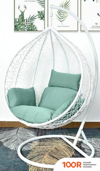 Afina Garden AFM-168A-XL (БЕЛЫЙ/ЗЕЛЕНЫЙ) (340360)