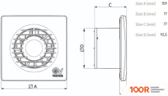 Vortice PUNTO FILO MF 90/3.5" (340247)