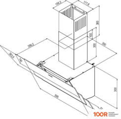 Кухонная вытяжка Kanzler D 514 W (339733)