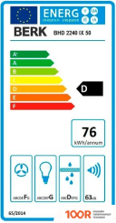 Кухонная вытяжка Berk BHD 2240 WH 60 (339729)