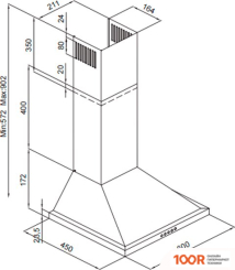Кухонная вытяжка Berk BHD 2240 IX 60 (339727)