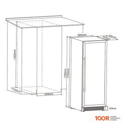 Винный шкаф Cellar Private CP165-2TW (339060)