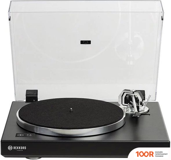 Виниловый проигрыватель Rekkord Audio M600 (БЕЗ ЗВУКОСНИМАТЕЛЯ, ЧЕРНЫЙ ГЛЯНЦЕВЫЙ) (339003)