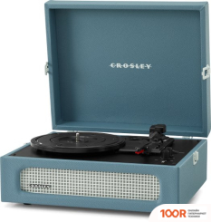 Виниловый проигрыватель Crosley VOYAGER PLUS WASHED BLUE (338963)