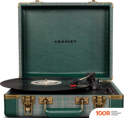 Виниловый проигрыватель Crosley EXECUTIVE PORTABLE (ЗЕЛЕНЫЙ) (338945)
