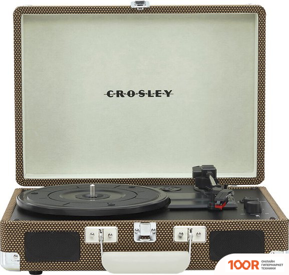 Виниловый проигрыватель Crosley CRUISER PLUS TWEED (338937)