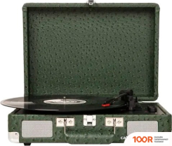 Виниловый проигрыватель Crosley CRUISER DELUXE GREEN OSTRICH (338928)