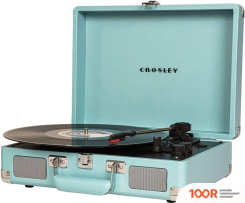 Виниловый проигрыватель Crosley CRUISER DELUXE CR8005D-TQ (БИРЮЗОВЫЙ) (338927)