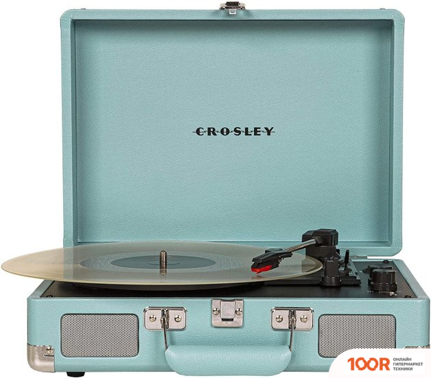 Виниловый проигрыватель Crosley CRUISER DELUXE CR8005D-TQ (БИРЮЗОВЫЙ) (338927)
