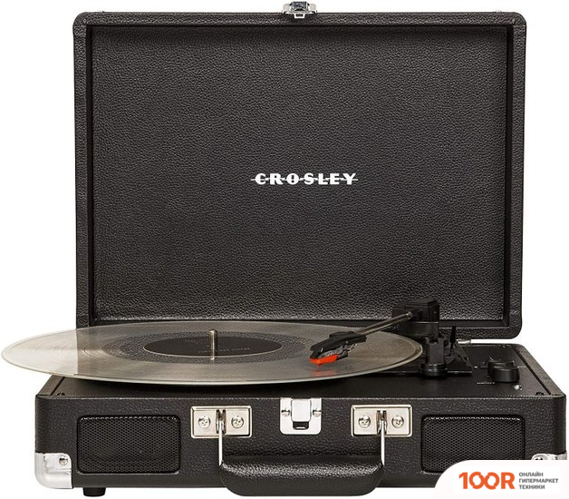 Виниловый проигрыватель Crosley CRUISER DELUXE BLACK (338926)