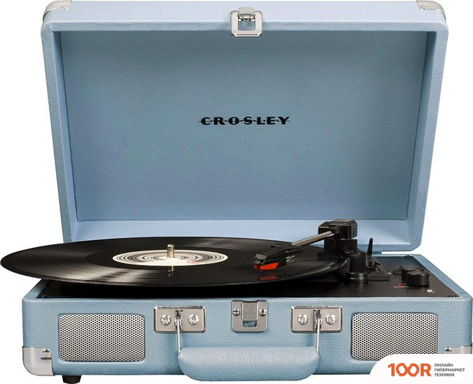 Виниловый проигрыватель Crosley CRUISER DELUXE (СИНИЙ) (338925)