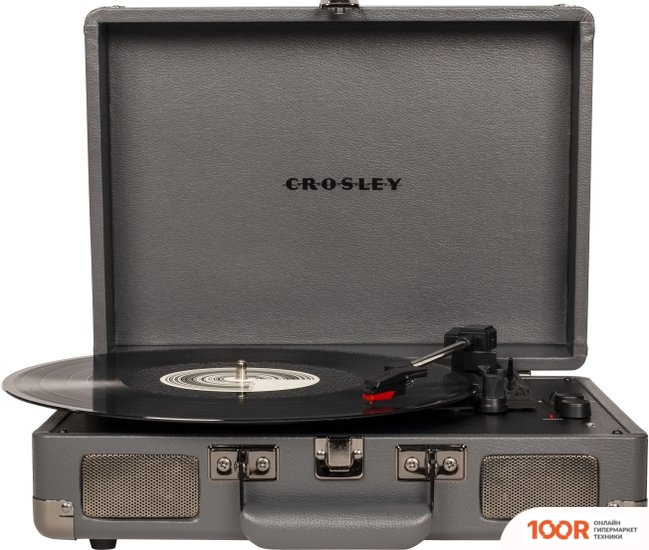 Виниловый проигрыватель Crosley CRUISER DELUXE (СЕРЫЙ) (338924)
