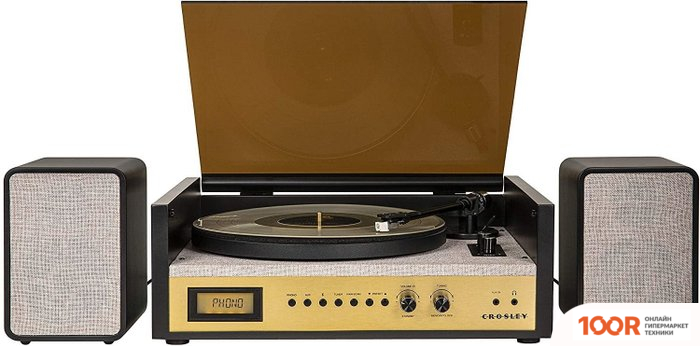 Виниловый проигрыватель Crosley CODA SHELF SYSTEM (338919)
