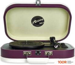 Виниловый проигрыватель Alive Audio VINTAGE (ФИОЛЕТОВЫЙ) (338905)