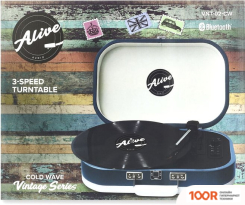 Виниловый проигрыватель Alive Audio VINTAGE (СИНИЙ) (338902)