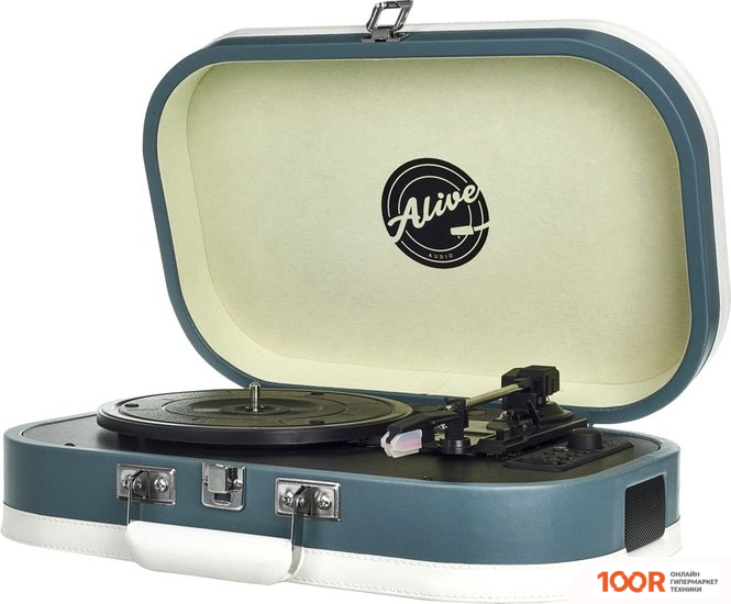 Виниловый проигрыватель Alive Audio VINTAGE (СИНИЙ) (338902)