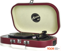 Виниловый проигрыватель Alive Audio VINTAGE (БОРДОВЫЙ) (338900)