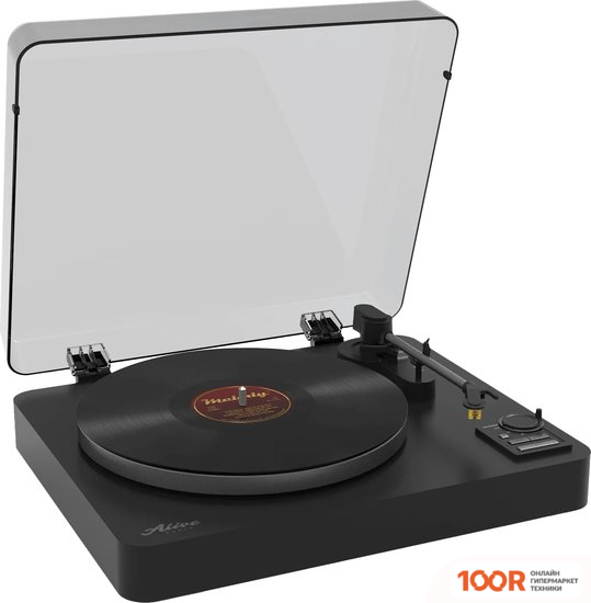 Виниловый проигрыватель Alive Audio MAGNA BLACK (338885)