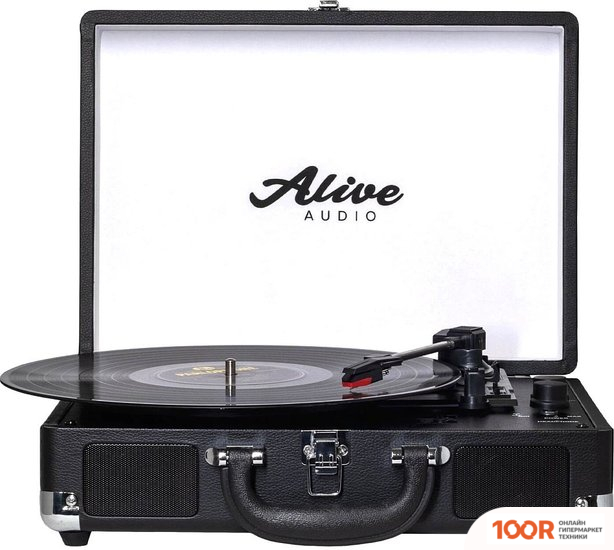 Виниловый проигрыватель Alive Audio GLAM NOIR (338879)