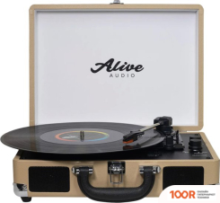Виниловый проигрыватель Alive Audio GLAM LATTE (338876)