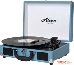 Виниловый проигрыватель Alive Audio GLAM AQUA (338873)