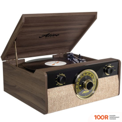 Виниловый проигрыватель Alive Audio FUSION DARK WOOD (338872)
