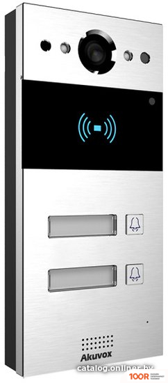 Akuvox R20B ДЛЯ НАКЛАДНОГО МОНТАЖА НА 2 АБОНЕНТА (337990)