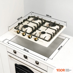 Варочная панель Amir PG6040 W RSTC (337436)