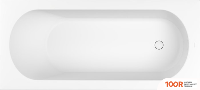 Ванна Whitecross GIN 175X80 0217.175080.200 (БЕЛЫЙ МАТОВЫЙ) (337332)