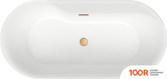 Ванна Wellsee VANILLE JOIE 179,5X84,5 236501004 (ОТДЕЛЬНОСТОЯЩАЯ ВАННА БЕЛЫЙ ГЛЯНЕЦ, ЭКРАН, НОЖКИ, СИФОН-АВТОМАТ ЗОЛОТО) (337321)