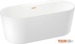 Ванна Wellsee VANILLE JOIE 179,5X84,5 236501004 (ОТДЕЛЬНОСТОЯЩАЯ ВАННА БЕЛЫЙ ГЛЯНЕЦ, ЭКРАН, НОЖКИ, СИФОН-АВТОМАТ ЗОЛОТО) (337321)