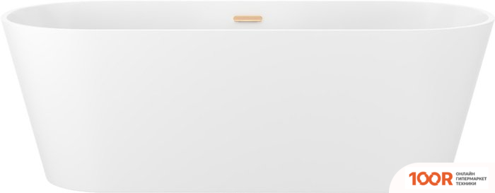Ванна Wellsee SHELL 150X73 28170204R (ОТДЕЛЬНОСТОЯЩАЯ ВАННА БЕЛЫЙ ГЛЯНЕЦ, ЭКРАН, НОЖКИ, СИФОН-АВТОМАТ ЗОЛОТО) (337309)