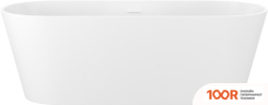 Ванна Wellsee SHELL 150X73 28170202R (ОТДЕЛЬНОСТОЯЩАЯ ВАННА БЕЛЫЙ ГЛЯНЕЦ, ЭКРАН, НОЖКИ, СИФОН-АВТОМАТ ГЛЯНЦЕВЫЙ БЕЛЫЙ) (337307)