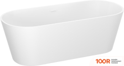 Ванна Wellsee SHELL 150X73 28170202R (ОТДЕЛЬНОСТОЯЩАЯ ВАННА БЕЛЫЙ ГЛЯНЕЦ, ЭКРАН, НОЖКИ, СИФОН-АВТОМАТ ГЛЯНЦЕВЫЙ БЕЛЫЙ) (337307)