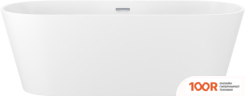 Ванна Wellsee SHELL 140X70 28170101R (ОТДЕЛЬНОСТОЯЩАЯ ВАННА БЕЛЫЙ ГЛЯНЕЦ, ЭКРАН, НОЖКИ, СИФОН-АВТОМАТ ХРОМ) (337302)