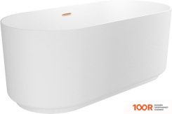 Ванна Wellsee SAINT-GERMAIN 150X70 28270104R (ОТДЕЛЬНОСТОЯЩАЯ ВАННА БЕЛЫЙ ГЛЯНЕЦ, ЭКРАН, НОЖКИ, СИФОН-АВТОМАТ ЗОЛОТО) (337297)