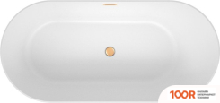 Ванна Wellsee SAINT-GERMAIN 150X70 28270104R (ОТДЕЛЬНОСТОЯЩАЯ ВАННА БЕЛЫЙ ГЛЯНЕЦ, ЭКРАН, НОЖКИ, СИФОН-АВТОМАТ ЗОЛОТО) (337297)