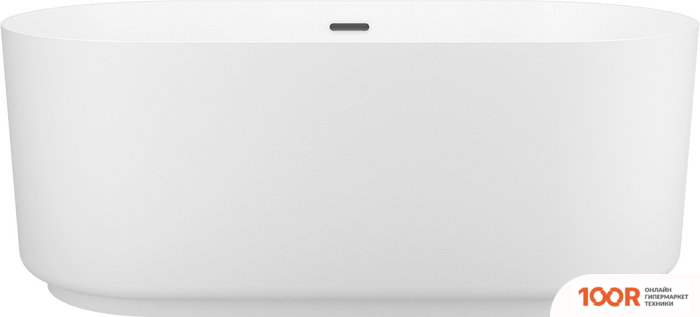 Ванна Wellsee SAINT-GERMAIN 150X70 28270103R (ОТДЕЛЬНОСТОЯЩАЯ ВАННА БЕЛЫЙ ГЛЯНЕЦ, ЭКРАН, НОЖКИ, СИФОН-АВТОМАТ МАТОВЫЙ ЧЕРНЫЙ) (337296)