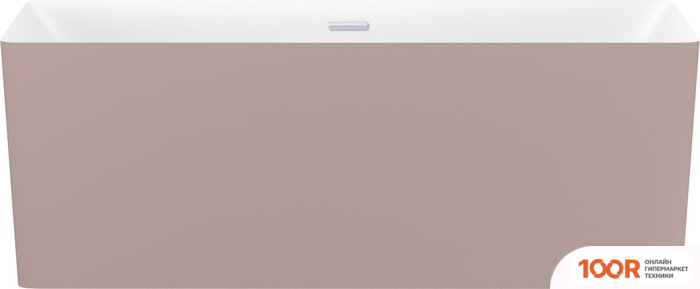 Ванна Wellsee PURE BY WELLSEE 166X77 230710001 (ОТДЕЛЬНОСТОЯЩАЯ ВАННА БЕЛЫЙ ГЛЯНЕЦ/МАТ. СВЕТЛО-РОЗОВЫЙ, ЭКРАН, НОЖКИ, СИФОН-АВТОМАТ ХРОМ) (337292)