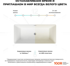 Ванна Wellsee PURE BY WELLSEE 166X77 230707002 (ОТДЕЛЬНОСТ. ВАННА БЕЛЫЙ ГЛЯНЕЦ/МАТ. СВЕТЛО-ЗЕЛЕНЫЙ, ЭКРАН, НОЖКИ, СИФОН-АВТОМАТ ГЛЯНЦ. БЕЛЫЙ) (337287)