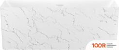 Ванна Wellsee PURE BY WELLSEE 166X77 230706002 (ОТДЕЛЬНОСТ. ВАННА БЕЛЫЙ ГЛЯНЕЦ/МАТ. БЕЛЫЙ МРАМОР, ЭКРАН, НОЖКИ, СИФОН-АВТОМАТ ГЛЯНЦ. БЕЛЫЙ) (337285)