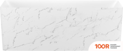 Ванна Wellsee PURE BY WELLSEE 166X77 230706001 (ОТДЕЛЬНОСТОЯЩАЯ ВАННА БЕЛЫЙ ГЛЯНЕЦ/МАТ. БЕЛЫЙ МРАМОР, ЭКРАН, НОЖКИ, СИФОН-АВТОМАТ ХРОМ) (337284)