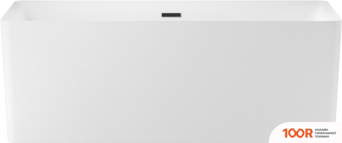 Ванна Wellsee PURE BY WELLSEE 166X77 230702003 (ОТДЕЛЬНОСТОЯЩАЯ ВАННА МАТОВЫЙ БЕЛЫЙ, ЭКРАН, НОЖКИ, СИФОН-АВТОМАТ МАТОВЫЙ ЧЕРНЫЙ) (337275)