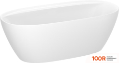 Ванна Wellsee PRO LINE 170X80 28750102R (ОТДЕЛЬНОСТОЯЩАЯ ВАННА БЕЛЫЙ ГЛЯНЕЦ, ЭКРАН, НОЖКИ, СИФОН-АВТОМАТ ГЛЯНЦЕВЫЙ БЕЛЫЙ) (337265)