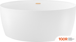 Ванна Wellsee POUR PLUS 150X150 237101004 (ОТДЕЛЬНОСТОЯЩАЯ ВАННА БЕЛЫЙ ГЛЯНЕЦ, ЭКРАН, НОЖКИ, СИФОН-АВТОМАТ ЗОЛОТО) (337263)