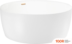 Ванна Wellsee POUR PLUS 150X150 237101004 (ОТДЕЛЬНОСТОЯЩАЯ ВАННА БЕЛЫЙ ГЛЯНЕЦ, ЭКРАН, НОЖКИ, СИФОН-АВТОМАТ ЗОЛОТО) (337263)