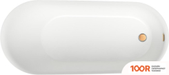 Ванна Wellsee PARADISE STORY 180X80 236602004 (ОТДЕЛЬНОСТОЯЩАЯ ВАННА БЕЛЫЙ ГЛЯНЕЦ, ЭКРАН, НОЖКИ, СИФОН-АВТОМАТ ЗОЛОТО) (337259)