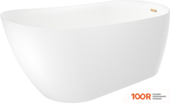 Ванна Wellsee PARADISE STORY 180X80 236602004 (ОТДЕЛЬНОСТОЯЩАЯ ВАННА БЕЛЫЙ ГЛЯНЕЦ, ЭКРАН, НОЖКИ, СИФОН-АВТОМАТ ЗОЛОТО) (337259)